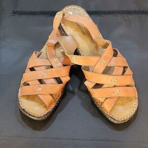 NATURALIZER CRAFT OPEN-TOE SLINGBACK SANDAL